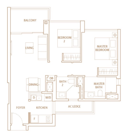 Jadescape 2 bedroom unit.  buy sell rent